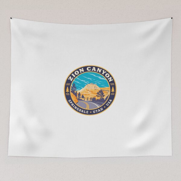 Item preview, Zion Canyon Springdale Utah USA National Park Traveler Souvenir designed and sold by Simsimah26Parks.