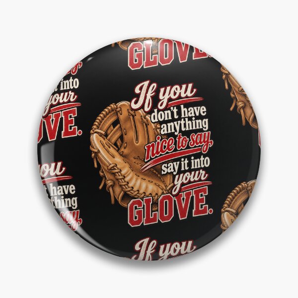 Item preview, Say It Into Your Glove Funny Baseball Catcher Retro Design designed and sold by AnimeSH9.