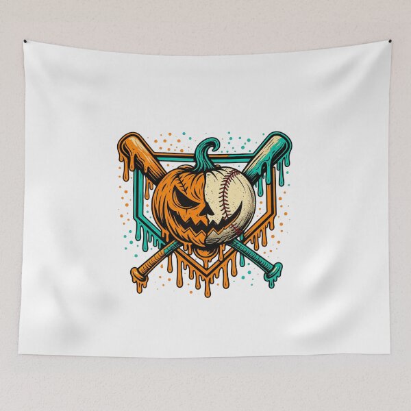 Item preview, Pumpkin Halloween Baseball designed and sold by RuperDelois.