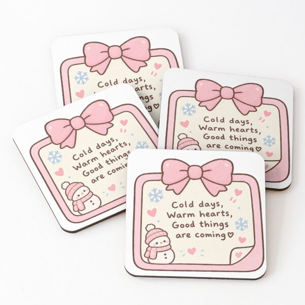 Item preview, Cute Winter Snowman Good Things Are Coming Kawaii Sticker designed and sold by Kiralemon.