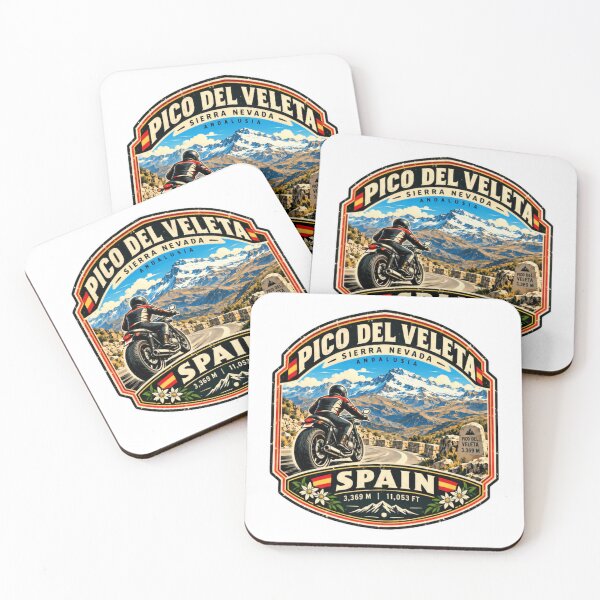 Item preview, Pico Del Veleta Sierra Nevada Andalusia Spain Motorcycle Rider Mountain Travel designed and sold by Star3NowForMe.