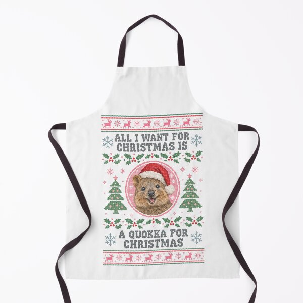 Item preview, Quokka Santa Hat Ugly Christmas Sweater Pattern Funny Australian Animal designed and sold by Yellowriversss.