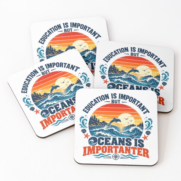 Item preview, Education Is Important But Oceans Is Importanter Marine Conservation Advocate designed and sold by HumansStuck12.