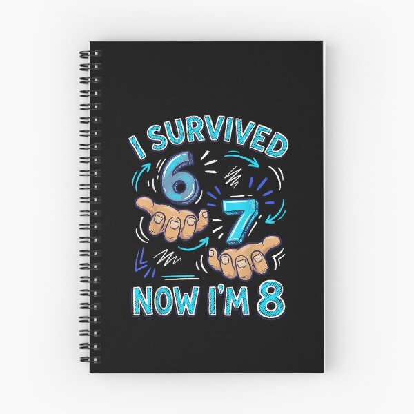 Item preview, I Survived 6 7 Now I'm 8 8th Birthday Boys designed and sold by SaboCollita.