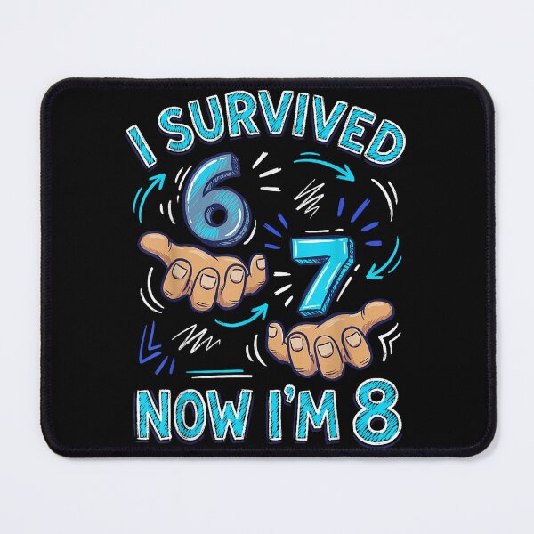 Item preview, I Survived 6 7 Now I'm 8 8th Birthday Boys designed and sold by SaboCollita.