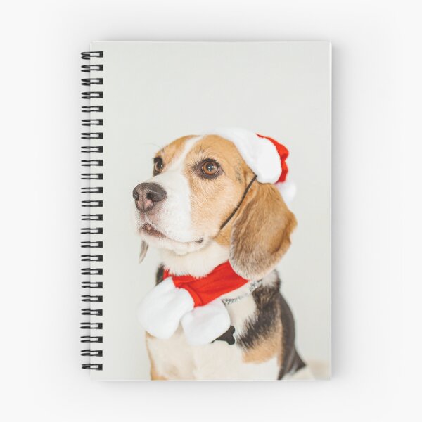 Item preview, Cute Christmas Beagle Wearing Santa Hat designed and sold by VanGaldo.