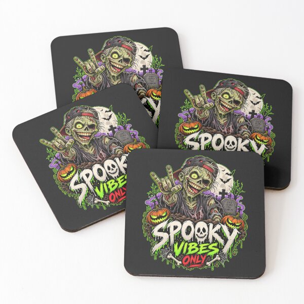 Item preview, Spooky Vibes, Spooky Vibes Only Zombie Halloween designed and sold by graphic-genie.