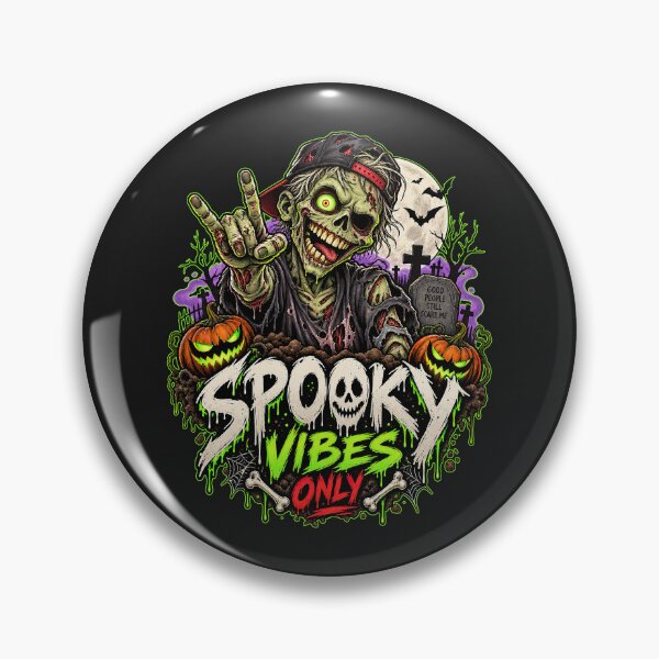 Item preview, Spooky Vibes, Spooky Vibes Only Zombie Halloween designed and sold by graphic-genie.
