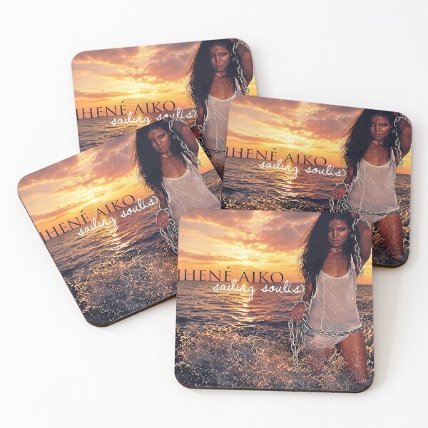 Item preview, Jhené Aiko Sailing Souls Sunset Ocean R&B Poster designed and sold by hurmenkuloni67.