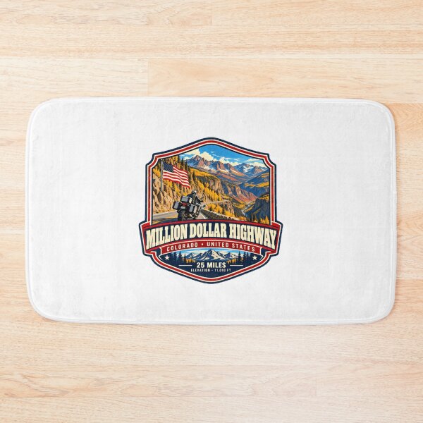 Item preview, Million Dollar Highway Colorado United States Motorcycling Travel Adventure designed and sold by Star3NowForMe.