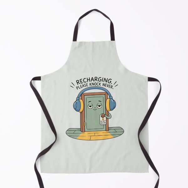 Item preview, Recharging Please Knock Never | Funny Introvert Door Humor designed and sold by MrDev.