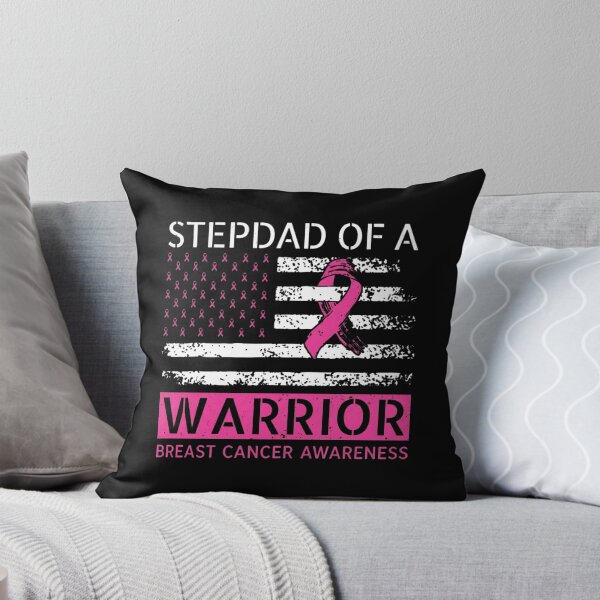 Item preview, Stepdad Of A Warrior Breast Cancer Awareness designed and sold by Ruuper4all.