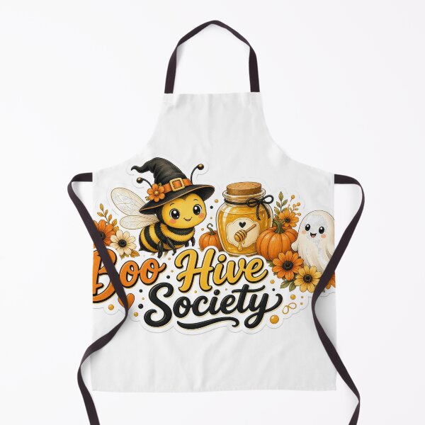 Item preview, Halloween Beekeeper Sticker — Boo Hive Society designed and sold by Soft Merch.