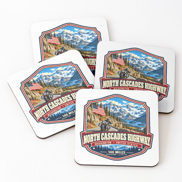 Item preview, North Cascades Highway Washington United States Motorcycling Road Trip Scenic Byway designed and sold by Star3NowForMe.