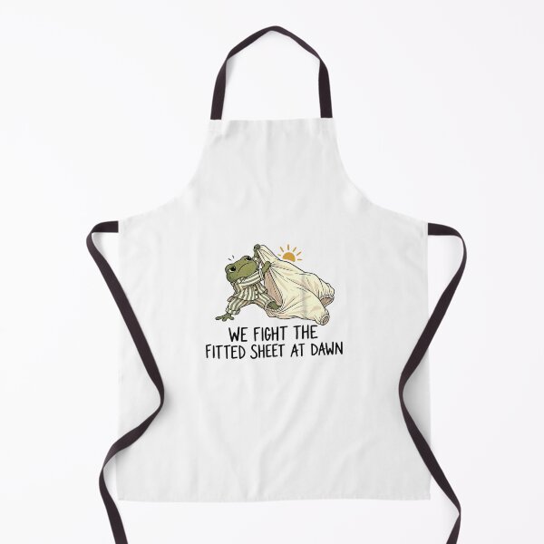 Item preview, We Fight the Fitted Sheet at Dawn Funny Frog designed and sold by PatternFariss.