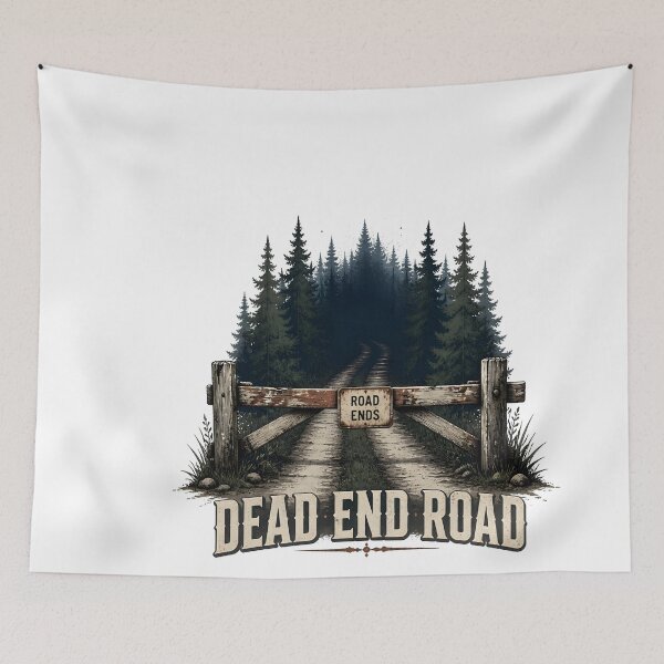 Item preview, Dead End Road – Road Barrier designed and sold by LiviuGligoros.