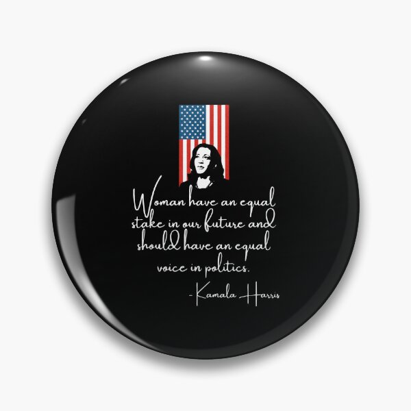Item preview, Kamala Harris Equal Stake Quote US Flag Art designed and sold by idungmampet.