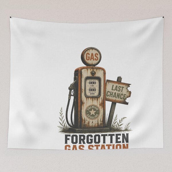 Item preview, Forgotten Gas Station Gas Pump Still Life designed and sold by LiviuGligoros.