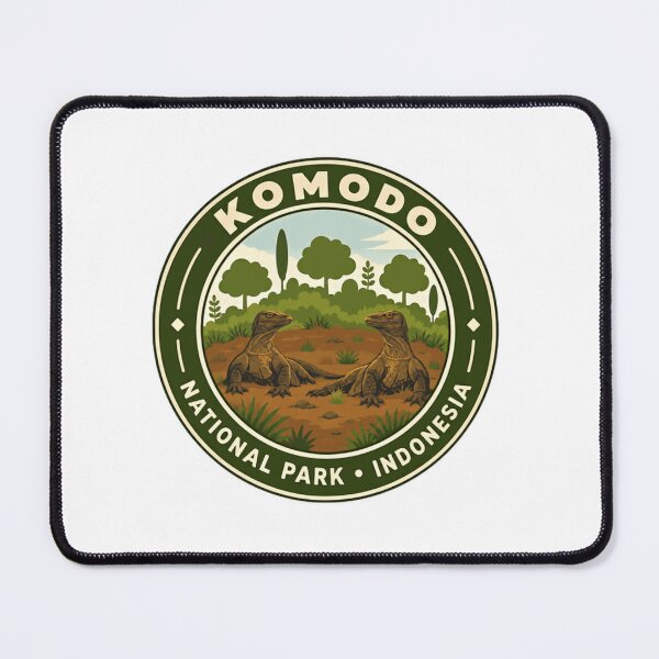 Item preview, Komodo National Park Indonesia Travel Wildlife Nature Dragon designed and sold by Simsimah26Parks.