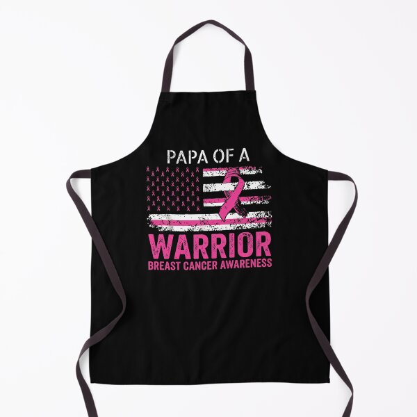 Item preview, Papa Of A Warrior Breast Cancer Awareness Dad Support designed and sold by Ruuper4all.
