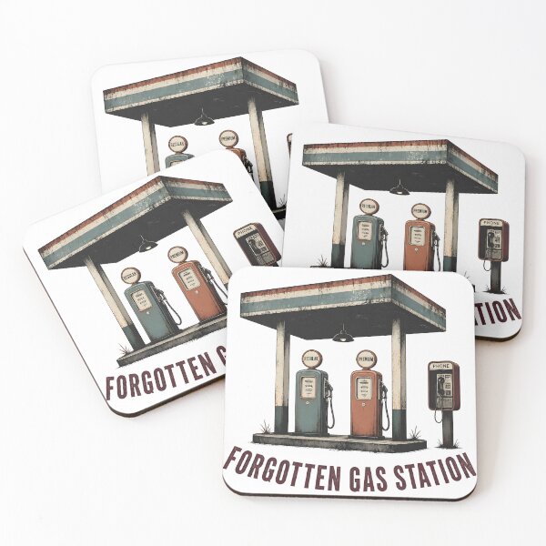 Item preview, Forgotten Gas Station – Station Forecourt designed and sold by LiviuGligoros.