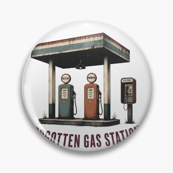 Item preview, Forgotten Gas Station – Station Forecourt designed and sold by LiviuGligoros.