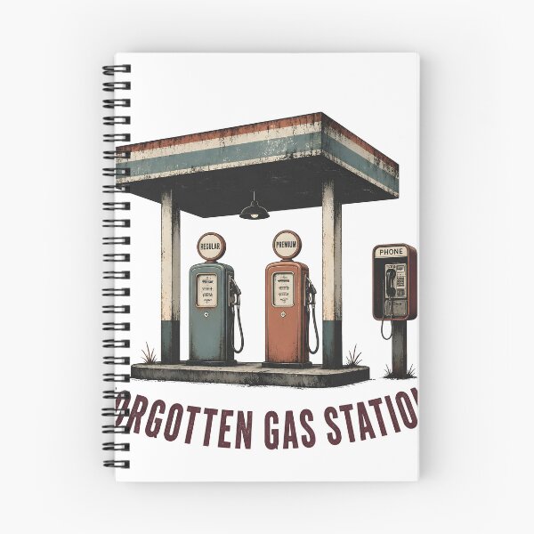 Item preview, Forgotten Gas Station – Station Forecourt designed and sold by LiviuGligoros.