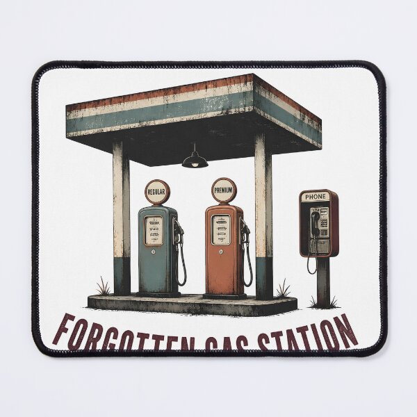 Item preview, Forgotten Gas Station – Station Forecourt designed and sold by LiviuGligoros.
