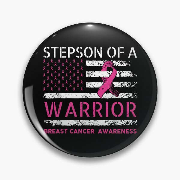 Item preview, Stepson Of A Warrior Breast Cancer Awareness Family designed and sold by Ruuper4all.