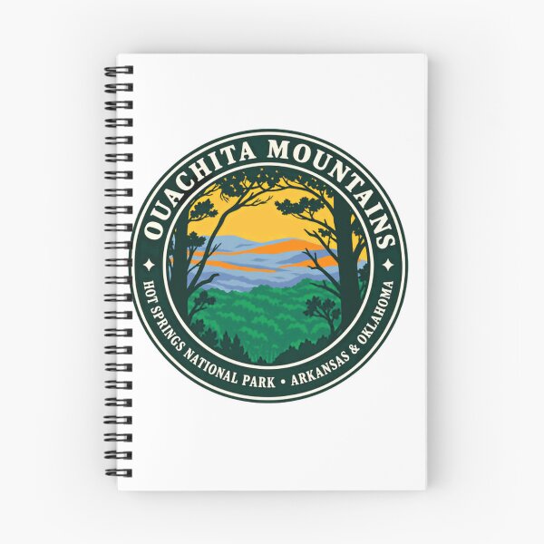 Item preview, Ouachita Mountains Hot Springs National Park Arkansas Oklahoma Explorer Travel Souvenir designed and sold by Simsimah26Parks.