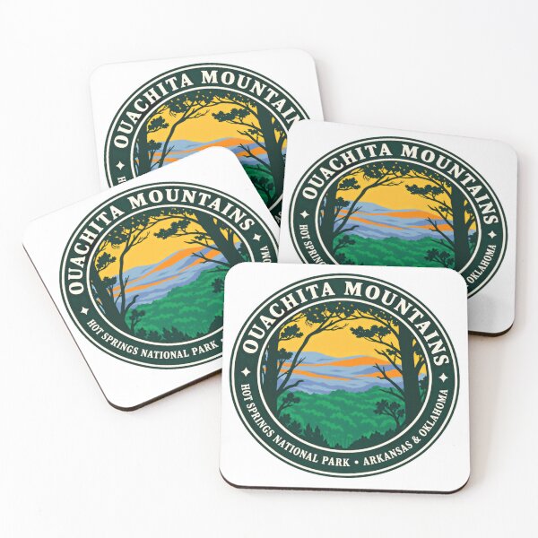Item preview, Ouachita Mountains Hot Springs National Park Arkansas Oklahoma Explorer Travel Souvenir designed and sold by Simsimah26Parks.