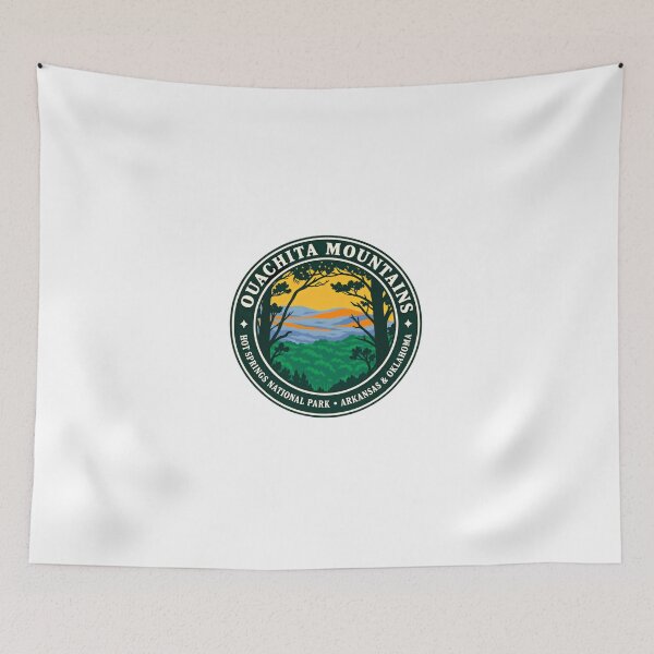 Item preview, Ouachita Mountains Hot Springs National Park Arkansas Oklahoma Explorer Travel Souvenir designed and sold by Simsimah26Parks.
