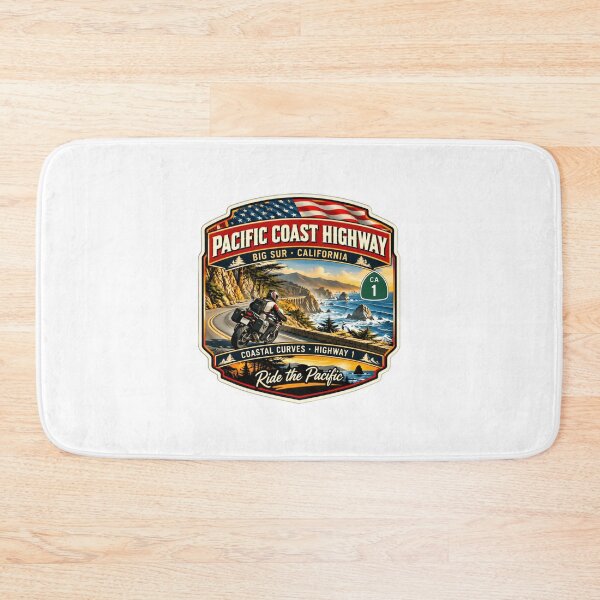 Item preview, Pacific Coast Highway Big Sur California Motorcycle Road Trip Coastal Curves Highway 1 Ride The Pacific designed and sold by Star3NowForMe.