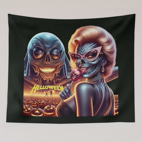 Item preview, Halloween Alien She Glasses Skull Lollipop designed and sold by Voodoo Store Paranormal Collections.