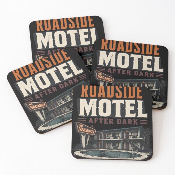 Item preview, Roadside Motel After Dark – Neon Facade designed and sold by LiviuGligoros.