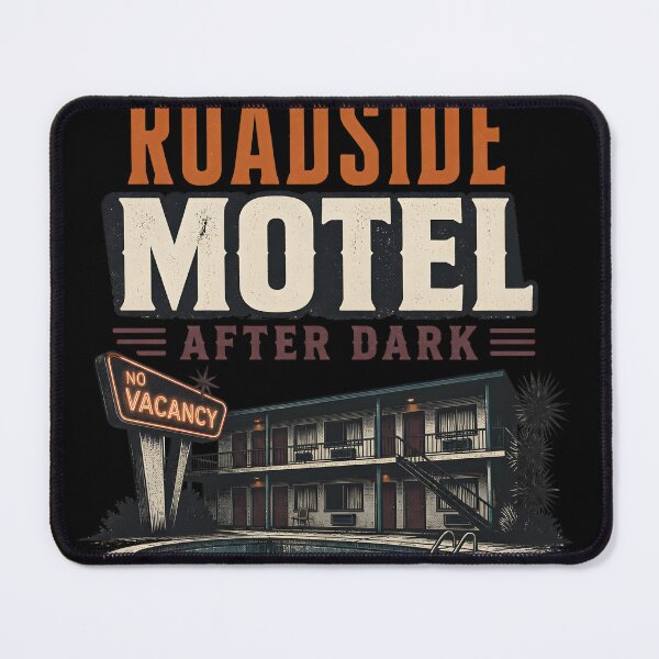 Item preview, Roadside Motel After Dark – Neon Facade designed and sold by LiviuGligoros.