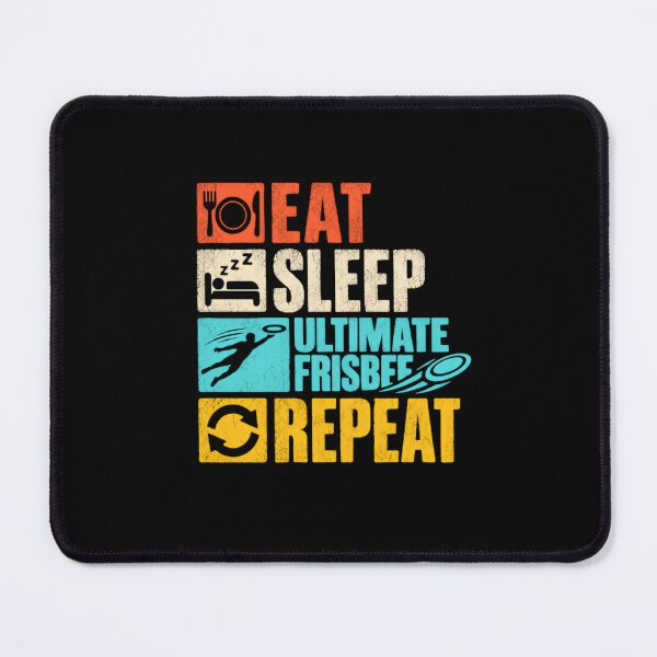 Item preview, Eat Sleep Ultimate Frisbee Repeat Ultimate Player Disc Sport Athlete designed and sold by SkeletonsDanger.
