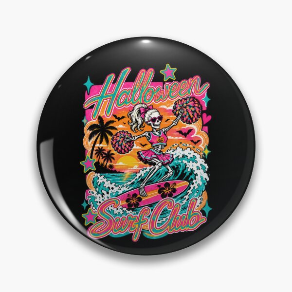 Item preview, Skeleton Surfer Retro Sunset Beach designed and sold by RuperDelois.