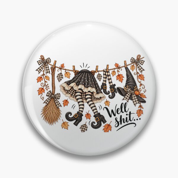Item preview, Well Shit Funny Witch designed and sold by RuperDelois.