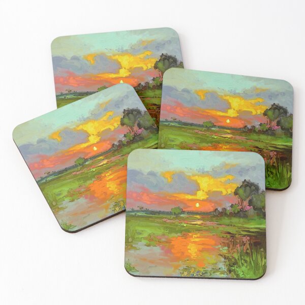 Item preview, Sunset Landscape designed and sold by ViaARTfactory.