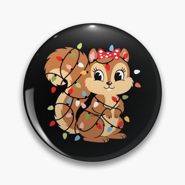 Item preview, Cute Christmas Squirrel Holiday Lights Woodland Animal Festive Winter Season designed and sold by Ruuper4all.