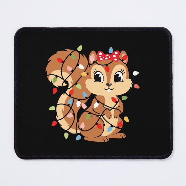 Item preview, Cute Christmas Squirrel Holiday Lights Woodland Animal Festive Winter Season designed and sold by Ruuper4all.