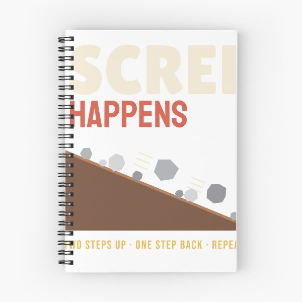 Item preview, Scree Happens Funny Mountain Hiking designed and sold by Nice Niche.