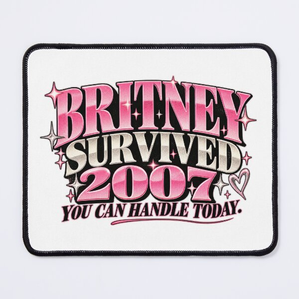 Item preview, Made It Through 2007 – Y2K Pink Retro Motivational Typography designed and sold by Julia Oriques.