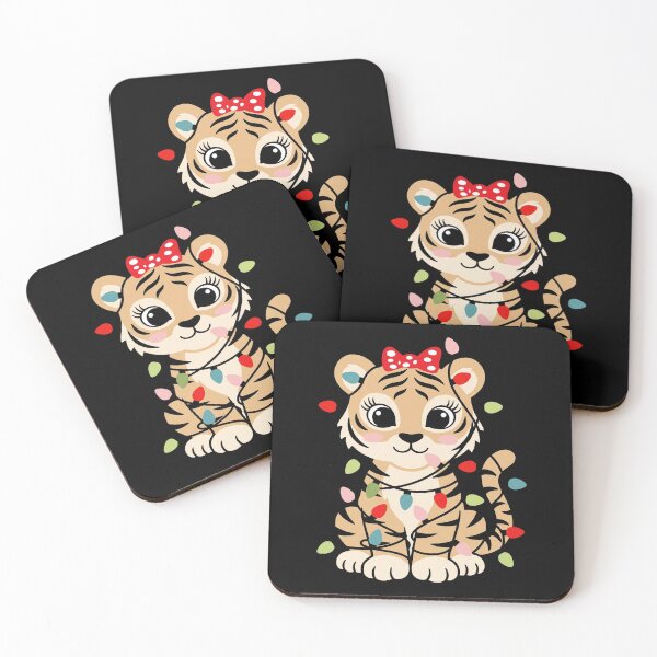Item preview, Cute Christmas Tiger Cub Holiday Animal designed and sold by Ruuper4all.