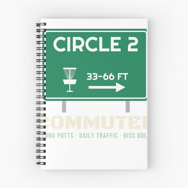 Artikelvorschau, Kreis 2 Pendler Disc Golf Straßenschild entworfen und verkauft von Nice Niche.