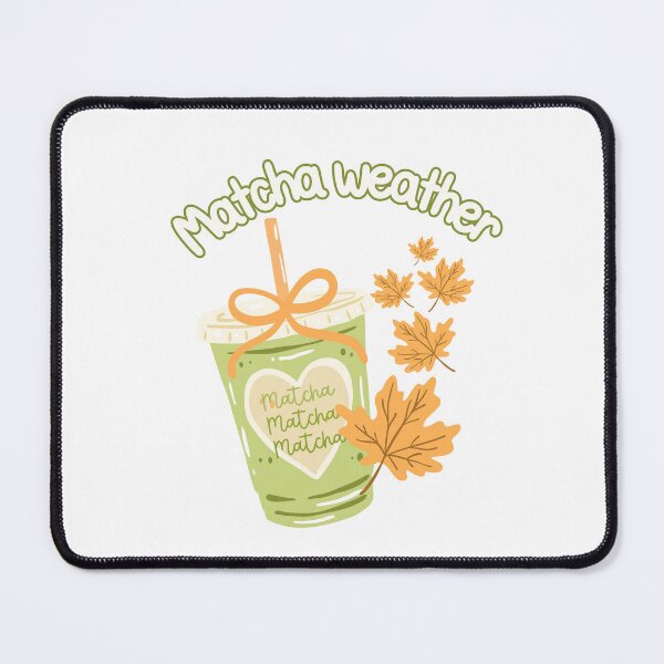 Item preview, Fall Matcha Aesthetic with Bow and Autumn Leaves designed and sold by PalleteCreation.