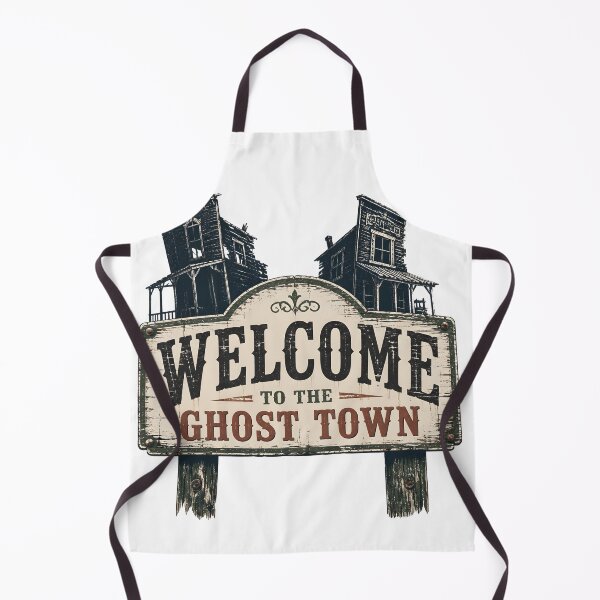 Item preview, Welcome to the Ghost Town – Welcome Sign designed and sold by LiviuGligoros.