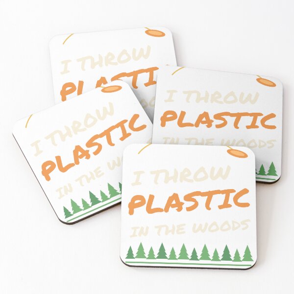 Item preview, I Throw Plastic in the Woods Funny Disc Golf designed and sold by Nice Niche.