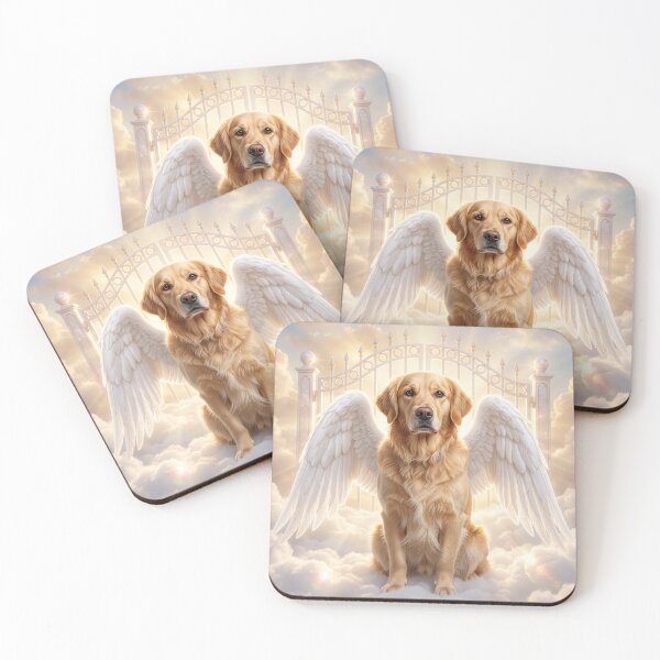 Item preview, Golden Retriever at the Pearly Gates designed and sold by Tridentulus.